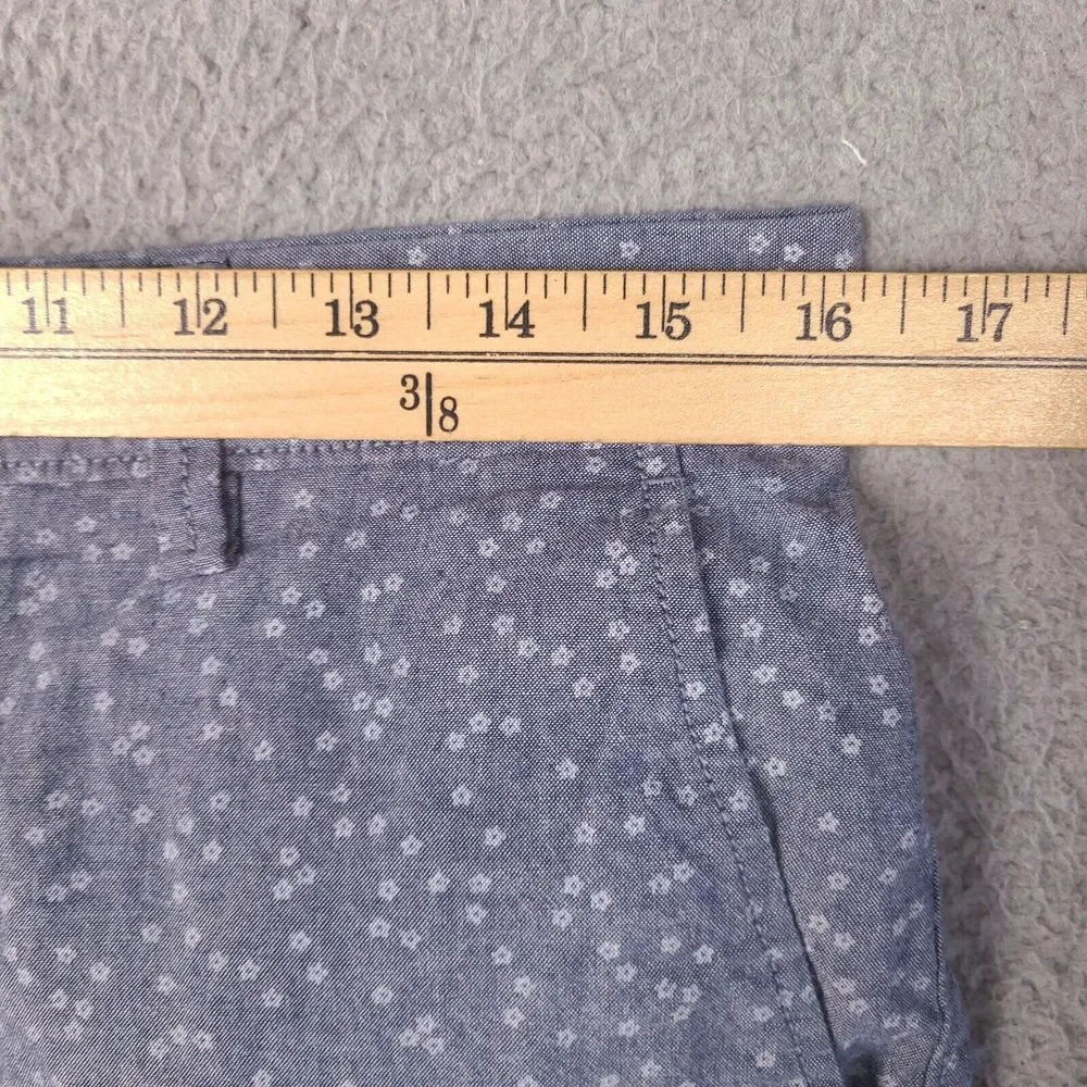 J. Crew Shorts Mens 32 Blue Floral Rivington Chino‎ Preppy Cotton Style E7955